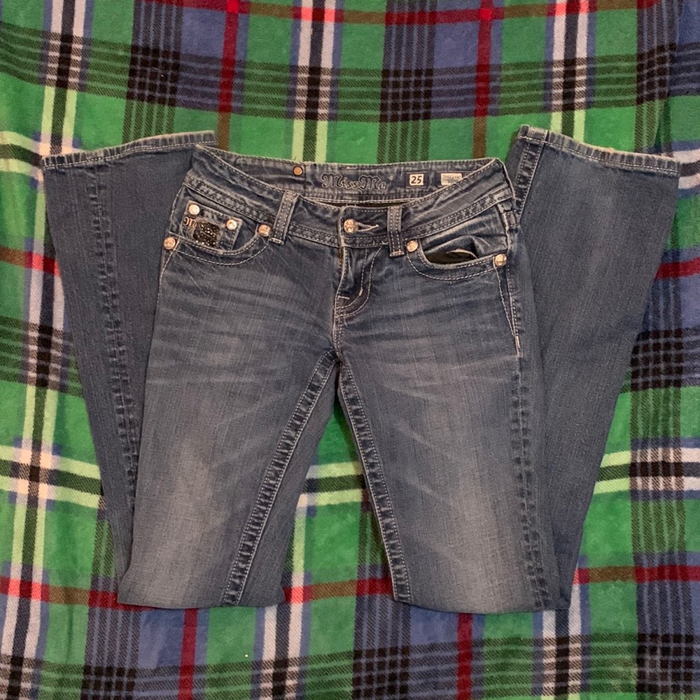 Y2k Miss Me Jeans Lowrise Bootcut Size 25